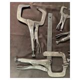 Vise grip lot "6"