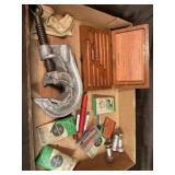 High steel bits clamp and empty box