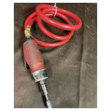 Snap on grinder with swivel air hose