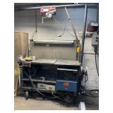 Miller welder welding table on wheels lift