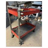 Snap on roll cart with air hose hook ups
