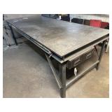 Large welding table 97L 40.25w 30.5t