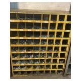 Yellow tool bin 35.5"w 42t 12d