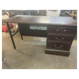 Desk wood 50"L 27t 21d needs