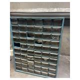 Assorted organizer with VW parts  14.5w18t6.5d