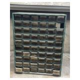 Assorted organizer with VW parts  14.5w18t6.5d