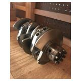 Counter weighted 8 dowel crank