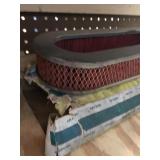 Side draft air filter