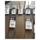 Napa belts lot 050380, 050433, 0540435, 050486,