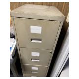 Filing cabinet 18d 15w 52t no contents