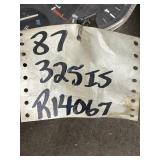 87 325 is R14067, 1385468 BMW 62118375052, the