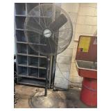 Large lasso fan Working