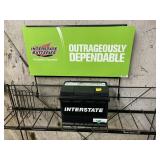 New on shelf interstate battery M-47/h5 side post