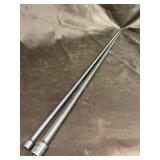 Snap on extension 36"L 1/4"& 3/8 drive