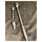 1/2 drive Snap on rachet (2) extensions