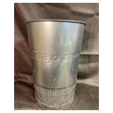 Snap on waste basket