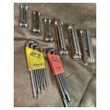 8 pair Snap-on allen wrenches sets
