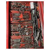 Tap and die sets lot 1/2  are snap-on