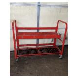 Red rolling cart 44.5w36t21d