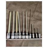 Snap on and others long hex sockets 3/8 & 1/4