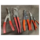Mac tools assorted pliers