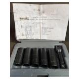 Blue .5 piece double duty flip socket set with