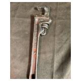 Rigid 10" pipe wrench