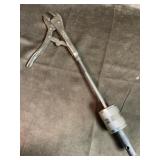 Snap on and vise grip puller put together