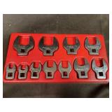 Snap On 11Pc 3/8 Dr Open End CrowFoot Set