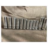 Snap on metric 12.3 eighths drive deep well