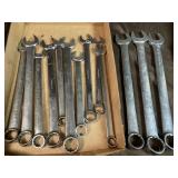 13 snap on assorted wrenches