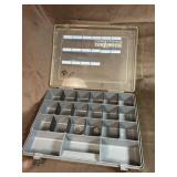 Stowaway box with snap rings