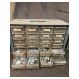 Bolt bin and contents