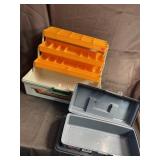 2 boxes for storage one broken handle