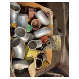 Assorted parts elbows and distributor caps
