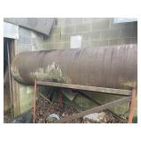 Oil tank on stand empty