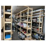 wooden shelves no contents to be picked up end of