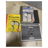 Timing books and torque book