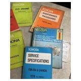 Toyota and Mazda books