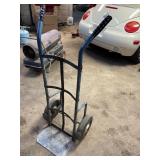 Hand truck solid wheels