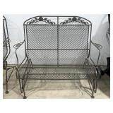 Wrought Iron Glider