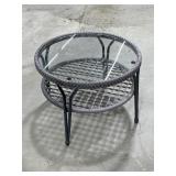 Round Glass Top Patio Table
