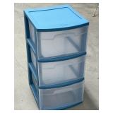 Sterilite 3 Drawer Storage Shelf