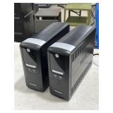 Cyber-Power Battery Backup Systems (powers on)