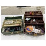 2 Plano Tackle Boxes w/ Tackle & Reels