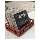 Coca-Cola Crate of Records