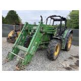 2017 John Deere 6120M w/ 640R Loader (fire damage)