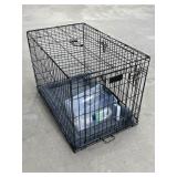 Pet Crate w/ Food Storage