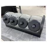 Set of 4 Canisters w/ Rack