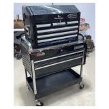 Rolling Toolbox Craftsman Bottom Kobalt Top w/